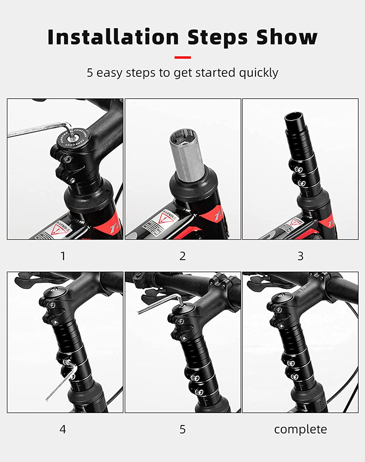 bicycle handlebar extension black.