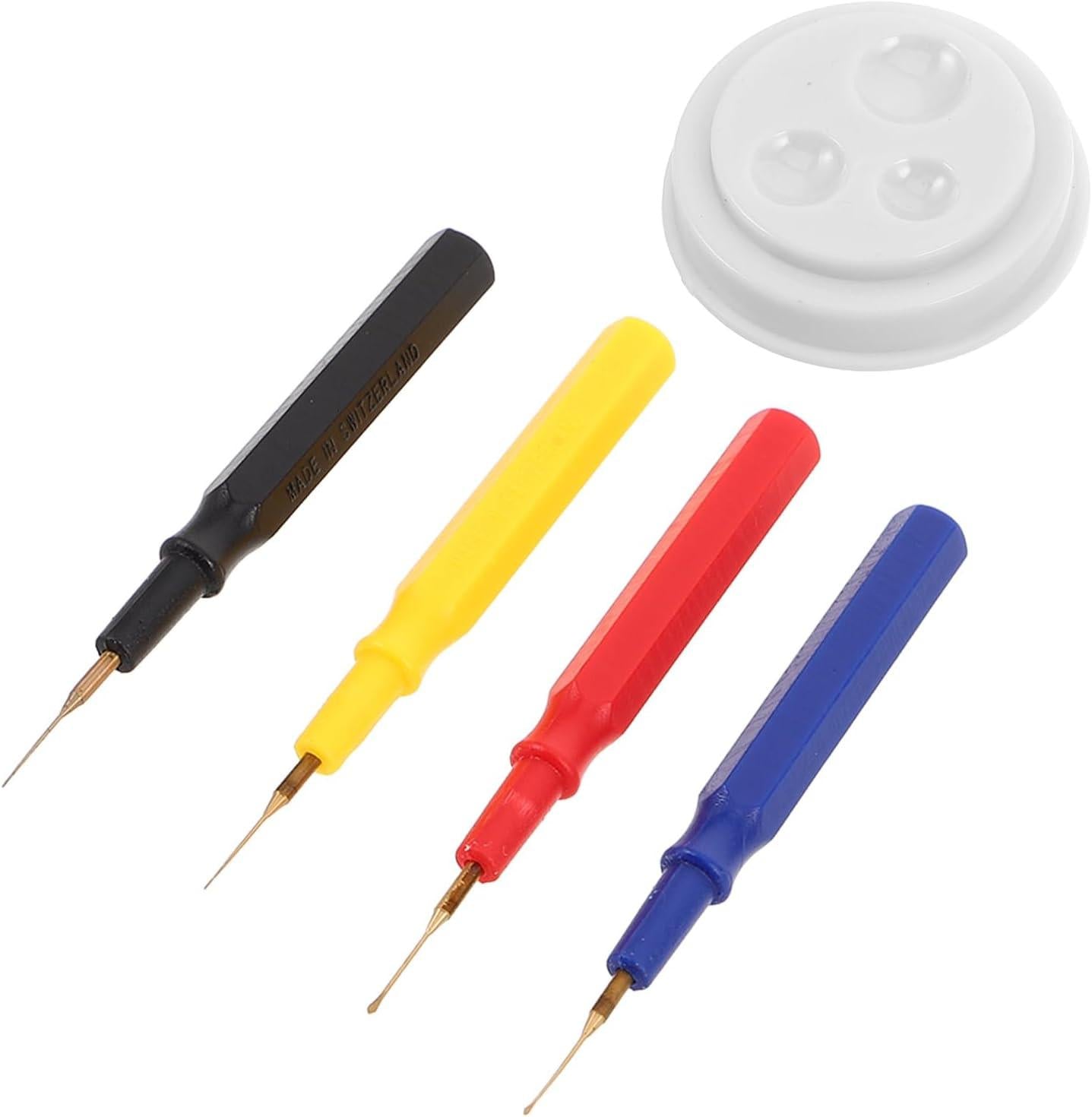 1 Set Plastic Watch Repair Kit Professional Plastic Watch Oiler Set for All Watches and Pocket Watches Small Portable Pen with Oil Cup Easy Use.