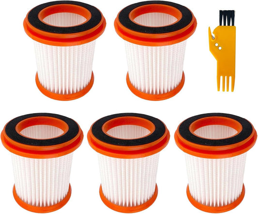HEPA Filters for Voweek VW-VC08ï¼for Moosoo XL618 Pro Vacuum Cleaner, 5 Pack Replacement Filter.