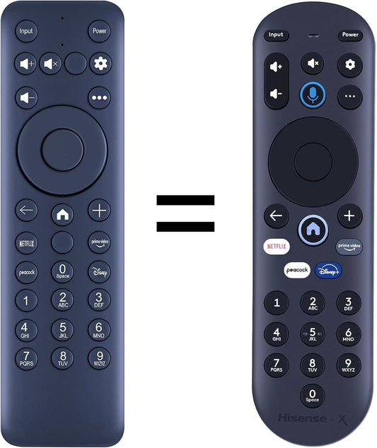 New MG3-R34010 Replacement Remote Control Compatible for Hisense TV 43A6GX 50A6G R34010BA00-00001 for Pioneer Xumo TV PN50-751-24U CP-RC1NA-23ï¼No Voice Functionï¼.