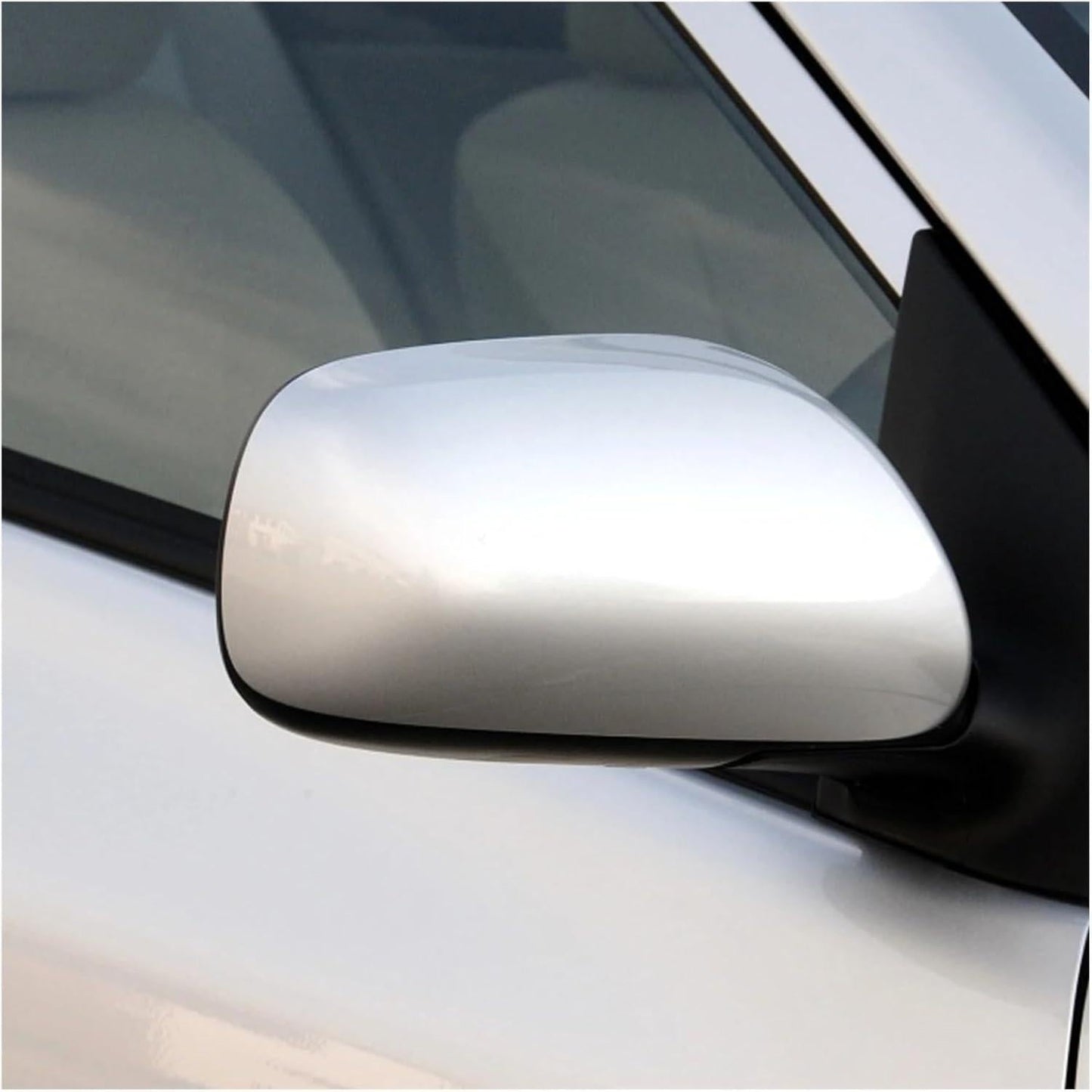 Door Rearview Mirror Cover Cap Housing Compatible For Toyota Corolla Accessories 2007 2008 2009 2010 2011 2012 2013(Silver Right).