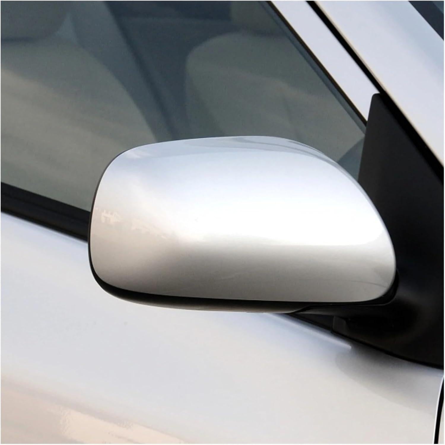 Door Rearview Mirror Cover Cap Housing Compatible For Toyota Corolla Accessories 2007 2008 2009 2010 2011 2012 2013(Silver Right).