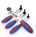 Wrench Sets, 1pcs Reversible Ratchet Allen Key Wrench, Ratcheting Hex Bolt Spanner with Soft Rubber Handle 4mm 5mm 6mm 8mm 10mm 12mm 14mm 17mm (Size : 8mm).