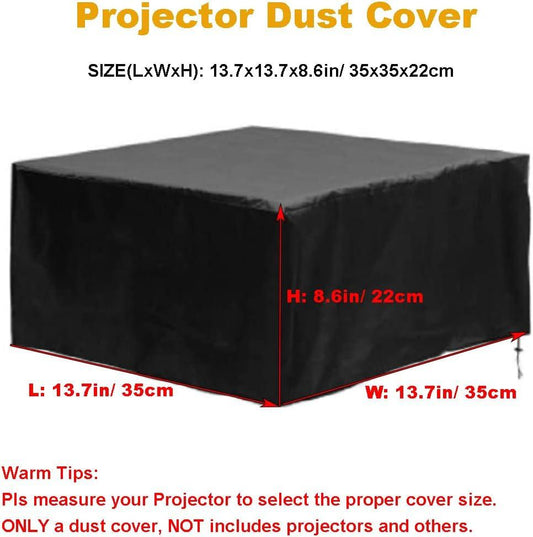 Projector Dust Cover Waterproof Outdoor Movie Video Covers for Ceiling Mounted Universal Projectors.