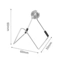 2-pack magnetic dishcloth holder for sink stainless steel.