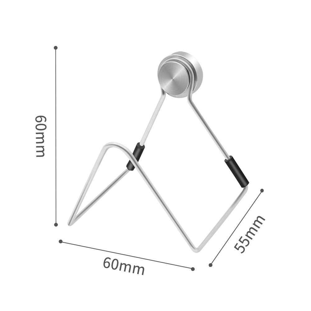 2-pack magnetic dishcloth holder for sink stainless steel.