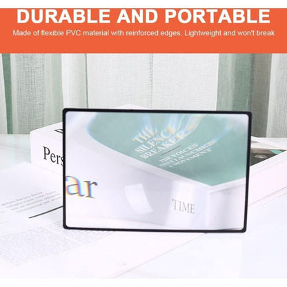 3X (300%) Fresnel Magnifying Glass Sheet - 3 Pieces, 4.70