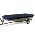 11-13FTï¼420cm*270cm Boat Cover Trailerable Marine Grade 210D grey.