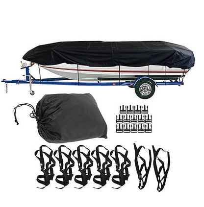 11-13FTï¼420cm*270cm Boat Cover Trailerable Marine Grade 210D grey.