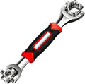 52-in-1 Socket Wrench - Adjustable Wrench - Universal Stainless Steel Wrench - Multifunctional Wrench - With 360 Degree Rotating Head - Suitable for Home, Bicycle and Car Repairs.