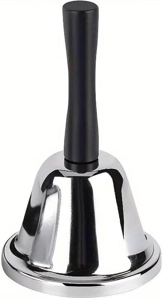 Handbell - Reception Phone - Stainless Steel - Fixed Desk - Service - Santa Claus Bell - Hotel Butler Desk Handle - Living Room - Home - Decoration - School Hospital - Bar.