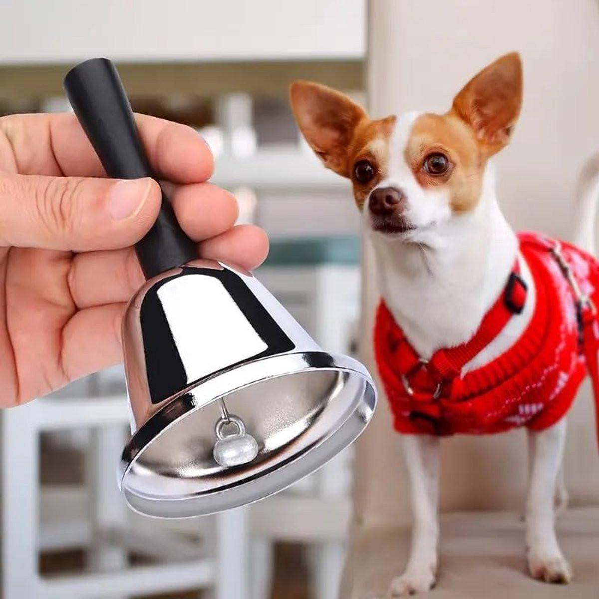 Handbell - Reception Phone - Stainless Steel - Fixed Desk - Service - Santa Claus Bell - Hotel Butler Desk Handle - Living Room - Home - Decoration - School Hospital - Bar.