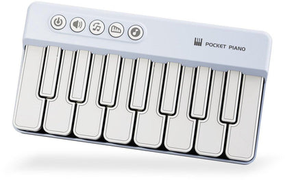Mini Keyboard Piano - Piano for Kids - Toys for Children - Educational Toys - Portable Pocket Piano - Blue.