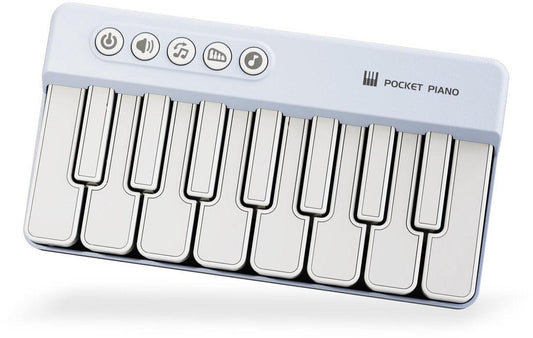 Mini Keyboard Piano - Piano for Kids - Toys for Children - Educational Toys - Portable Pocket Piano - Blue.