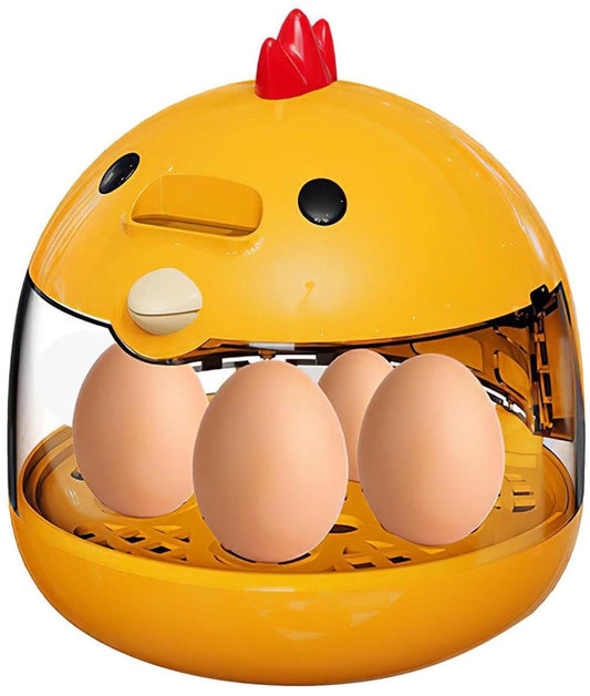 Incubator - Egg incubator | Incubator with a capacity of 4 eggs - with automatic temperature and humidity control - suitable for hatching eggs of chickens, ducks, geese, quails, parrots and other poultry.