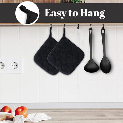Set of 2 heat insulation mats - thickened - heat insulation mat - anti-scalding - microwave gloves - silver cloth - pot holder