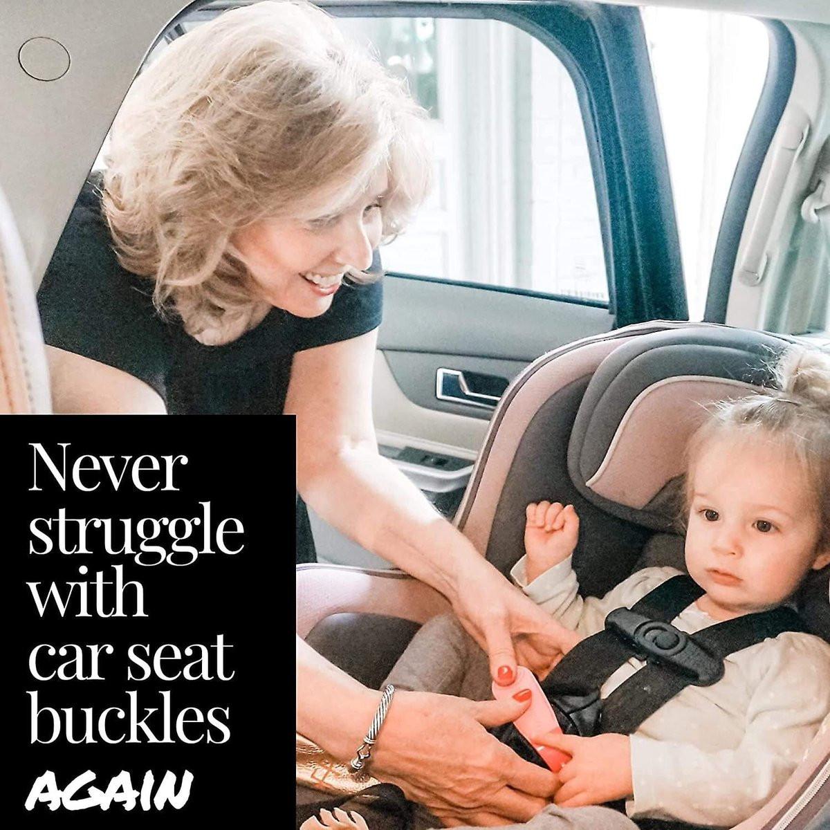 Car Seat Buckle Release Tool - Easily releases child seat buckles - Simple tool for parents, grandparents, and older children.