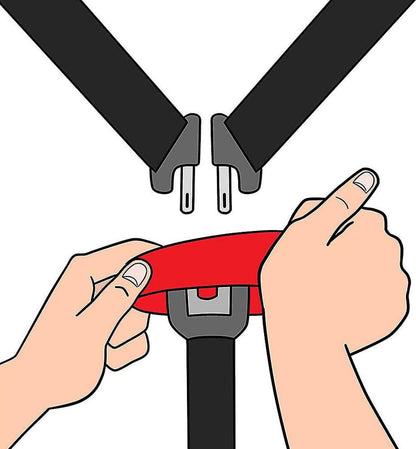 Car Seat Buckle Release Tool - Easily releases child seat buckles - Simple tool for parents, grandparents, and older children.
