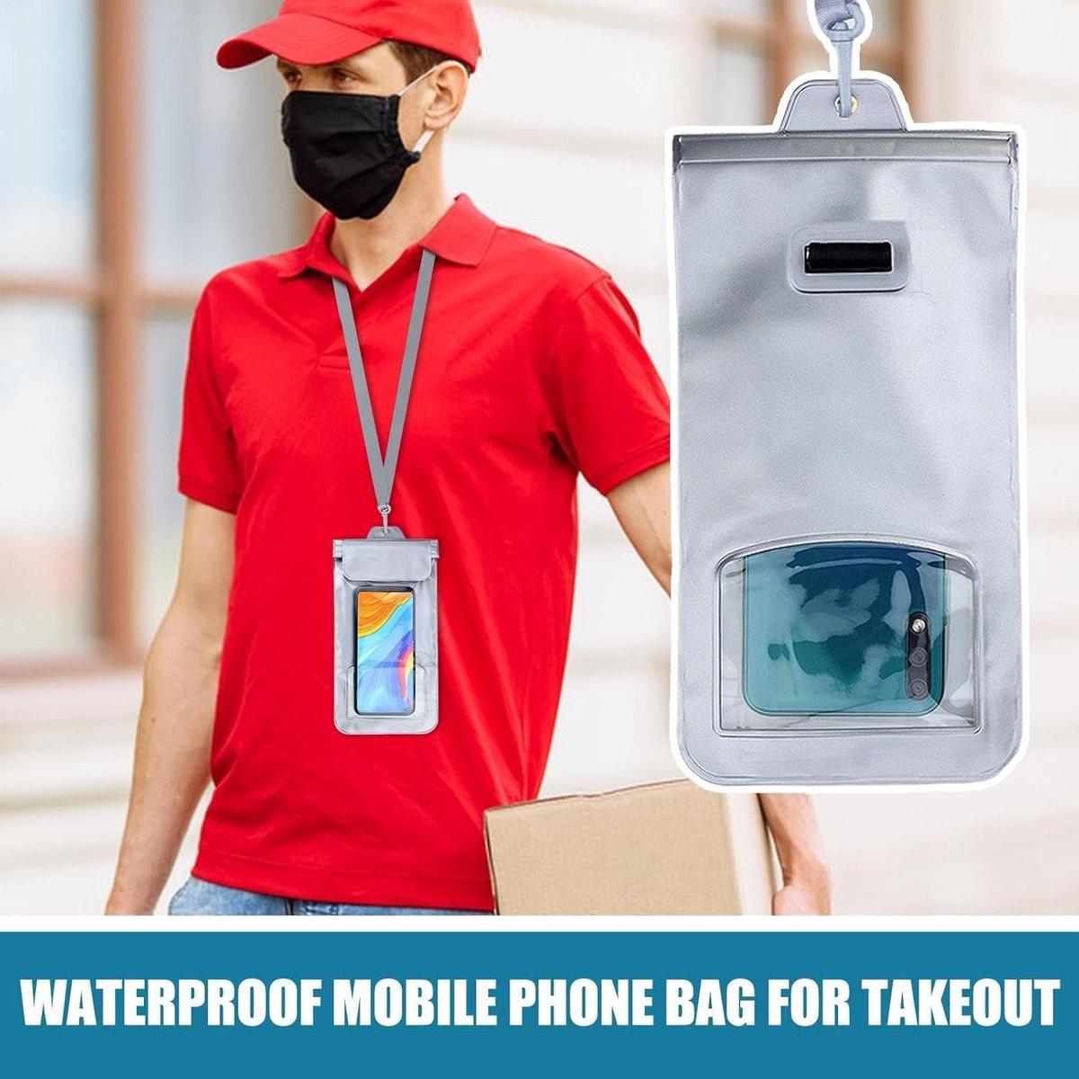 Phone Cases - Waterproof Phone Cases - Portable Phone Cases with Lanyard - Protective Phone Stand Cases - With Hole Design - Easy to Use - Suitable for Beaches, Travel and Cruises.