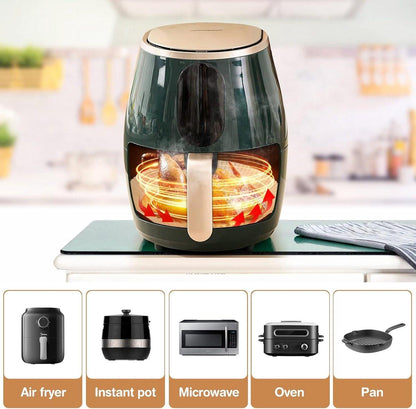 Airfryer Paper (100 sheets) - Airfryer Paper Mat 20 cm - Non-stick Airfryer Paper - Baking Mat - BPA-free - Suitable for 3-6 litre ovens - Baking Tray - Microwave-safe (square).