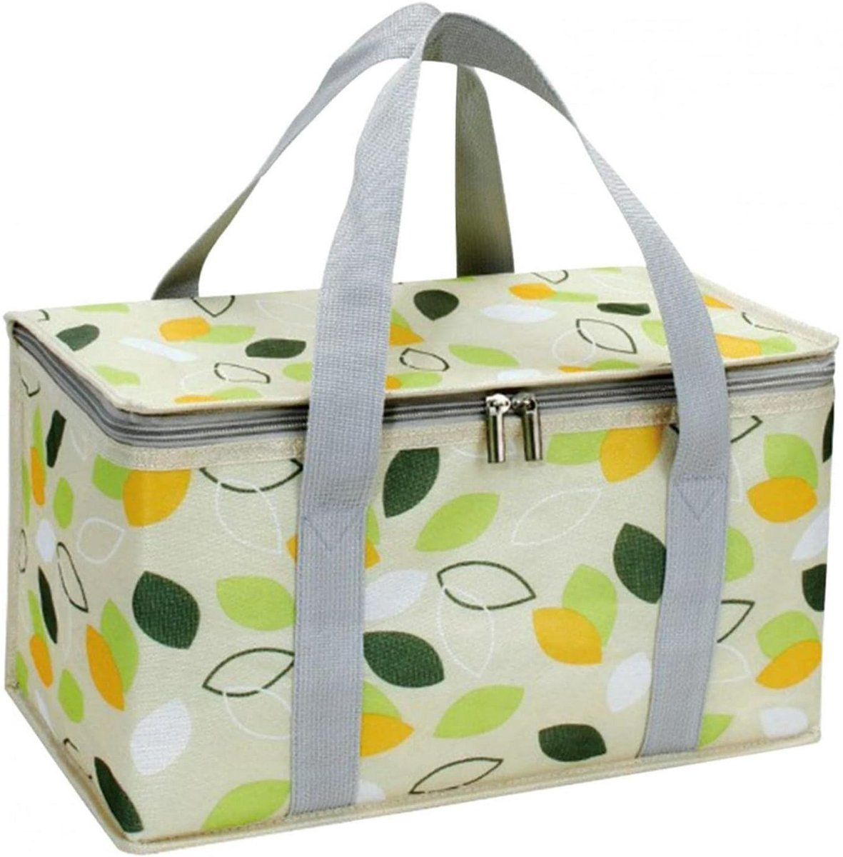Large Cooler Bag - Picnic Cooler Bag, Lunch Bag - Lined - Keep Warm or Cold - Insulated Cooler Bag for Camping, BBQ, Home, Car & Outdoor Activities.