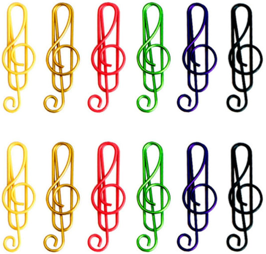 Paperclips - Note Shape - Metal Paperclips - Office Supplies - Folders - Writing Instruments - 100 Pieces.