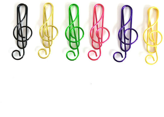 Paperclips - Note Shape - Metal Paperclips - Office Supplies - Folders - Writing Instruments - 100 Pieces.