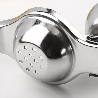 Lemon Juicer - Stainless Steel - Manual Orange Juicer (Silver)