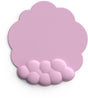 Mouse Pad - Mouse Pad with Wrist Rest - Ergonomic Mouse Pad - Mouse Pad with Leather Surface, Suitable for Computers, Laptops, Office, Home and Travel, with Non-Slip Bottom - Pink.