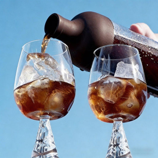 Cold Brew Coffee Pot - 1000 ml Glass Carafe with Infuser - For Iced Coffee & Iced Tea - Easy to Fill and Clean - Brown.
