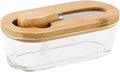 Airtight Containers - Airtight Containers with Butter - Airtight Containers with Cheese - With Butter Knife - Unbreakable Glass Food Containers - With Silicone Sealing Ring - Kitchen Butter Container (Type A)