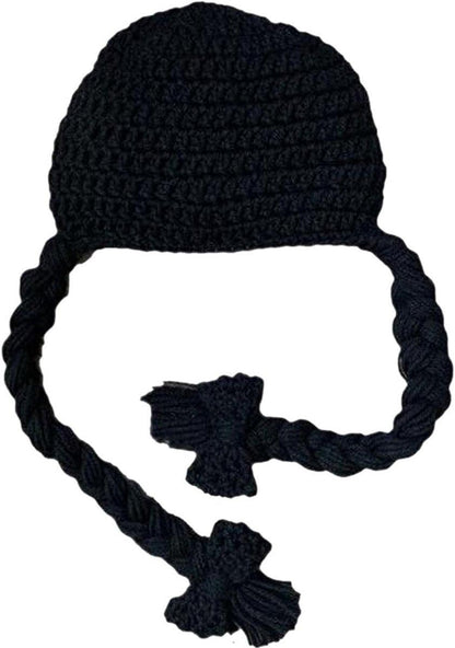 Knitted Hats - Knitted Baby Hats - Cute Long Knitted Hats - Cute Photo Accessories - Winter Baby Headbands - Cute Hats Suitable for Newborns and Babies from 0-6 Months.