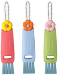 Brush - 3-piece set - Multifunctional cleaning brush - With soft bristles - Suitable for glass lids and bottle caps - Ideal for small spaces and cup accessories