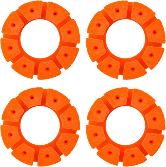Cable Holder Set | Cable Organizer | Travel Cable Organizer â 4-pack â Cable Organizer for USB Charging Cable, HDMI Cable, Power Cord, Audio Cable & Mouse Cable â Orange.