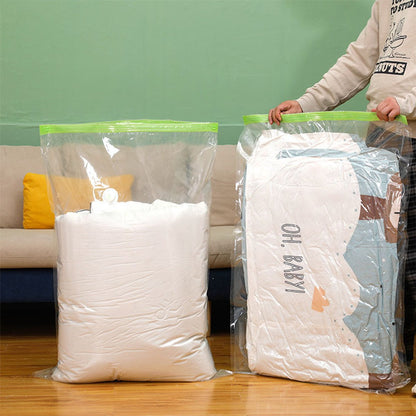 Vacuum Bags for Clothes - Set of 4 - with Manual Inflation Function - 120x100cm