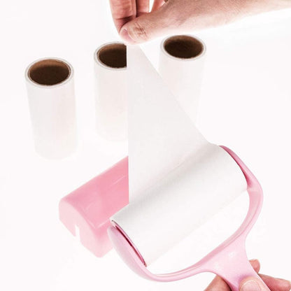 300 Sheet Lint Roller - Pet Hair Remover - Super Sticky Lint Remover Brush - Clothes Cleaner Roller - 1 Roller + 5 Refills