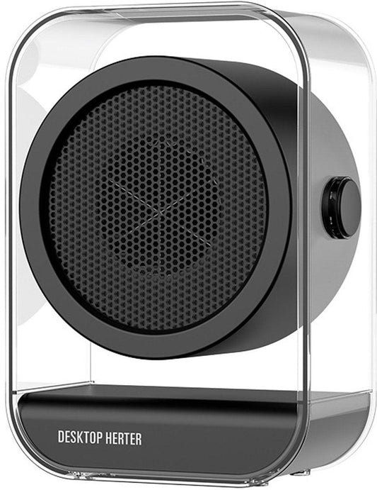 Electric Heater - Portable Electric Heater - Table Heater - Small Household Heater - Portable Fast Heating Electric Heater for the Office - 2 Temperature Settings - Black.