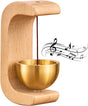 Wind Chime - Magnetic Wind Chime - Wooden Doorbell - Wooden Shop Bell - For Opening Doors (Light Brown).