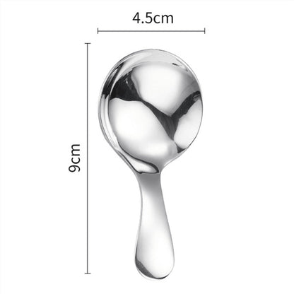 4-pack - small spoons - spoons with short handle - suitable for pots - for salt, sugar, spices, coffee, tea, desserts