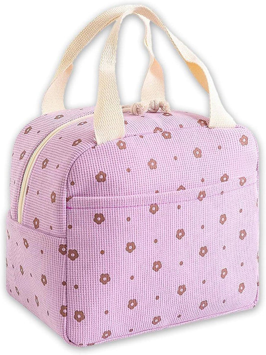 Cooler Bags - Lunch Bag - Handle Strap - Cooler Bag - Lunch Bag - Insulated Cooler Bag - Picnic Bag - 25.5*21*17cm - Suitable for work, office, travel and picnicsï¼Purpleï¼.