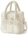 Cooler Bags - Lunch Bag - Handle Strap - Cooler Bag - Lunch Bag - Insulated Cooler Bag - Picnic Bag - Suitable for work, office, travel and picnicsï¼Beigeï¼.