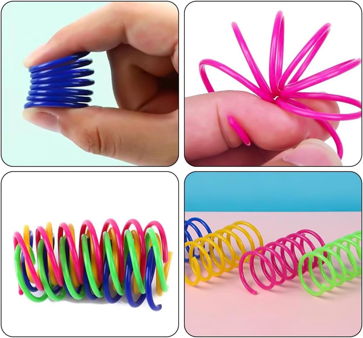 Cat Feather Toys - 24 Feather Toys - Cat Feather Toys - Toy Feathers - Pet Novelty Toys - Colorful Feathers - Feathers for Cats