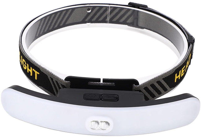 Headlamp LED Rechargeable - Headlight - COB Headlamp - 6 Light Modes - USB Rechargeable - Headlamp Flashlight - Suitable for Fishing and Running. Hover Image