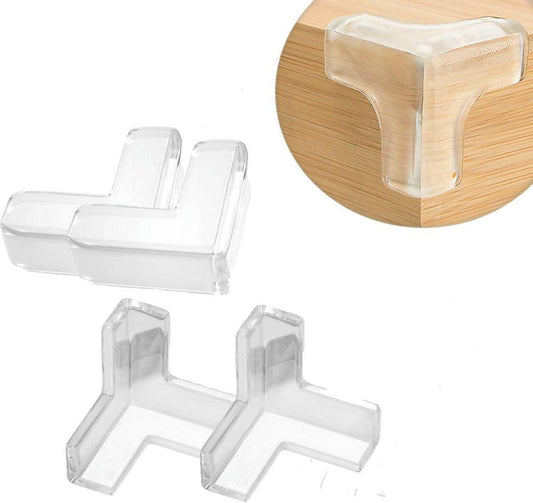 Corner Protectors - Set of 4 - Table Corner Protectors - Corner Protection - Edge Protection - Transparent - Corner Protectors for Table and Chair.