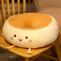 Round Seat Cushion - Round Chair Cushion - Donut Seat Cushion - Cute and Soft Decorative Cushion - Cartoon Design - Suitable Chairs for Bedrooms, Schools and Offices - 38*38*14cm (Stick Out Tongue Style)