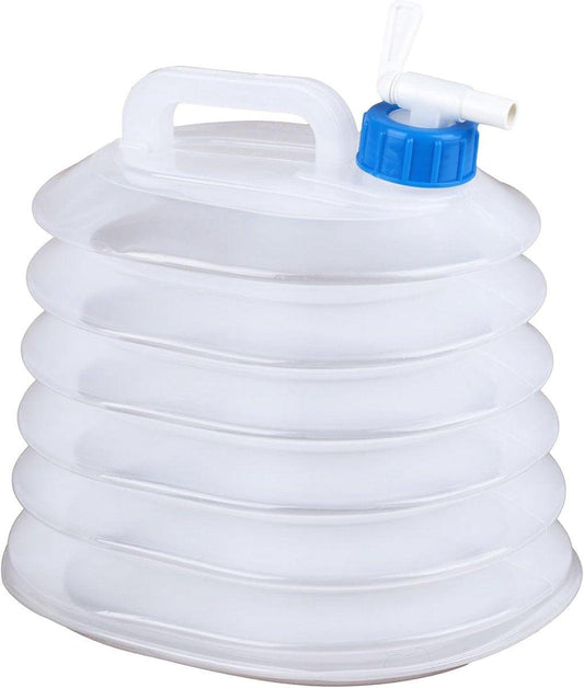 Camping Water Bag - Collapsible Water Bottle - Portable Water Bucket - 10 Liter Capacity - With Tap - Lightweight and Durable - Suitable for Camping, Hiking and Outdoor Adventures.