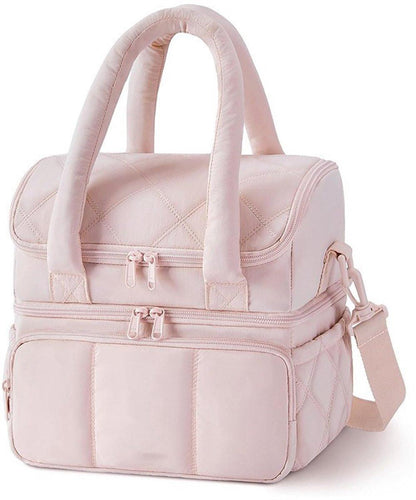 Cooler Bags - Lunch Bag - Handle Strap - Cooler Bag - Lunch Bag - Insulated Cooler Bag - Picnic Bag - Suitable for work, office, travel and picnicsï¼Pinkï¼.