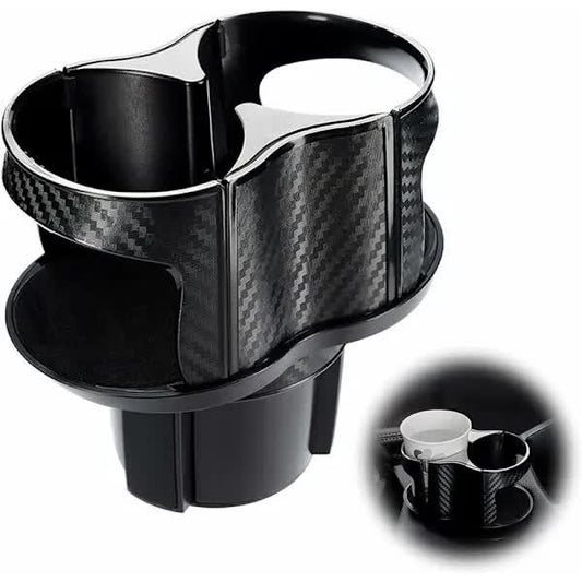 Two-in-one - Multifunctional - Car Cup Holder - Car Cup Holder - Extension Adapter - Rotatable and Adjustable Double Bottle Holder.