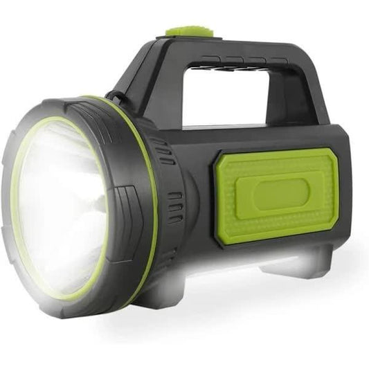 Ultra Powerful LED Flashlight 135000 Lumen USB Rechargeable 6000mAh Waterproof With Side Light for Emergency Hiking Camping Hunting.