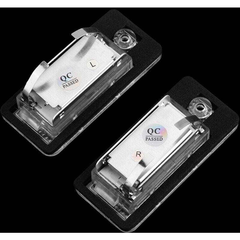 2pcs Car LED Number HOP-LPL0114 License Plate Lamp Bulb Kit for Audi A3 S3 A4 S4 B6 B7 A6 C6 S6.